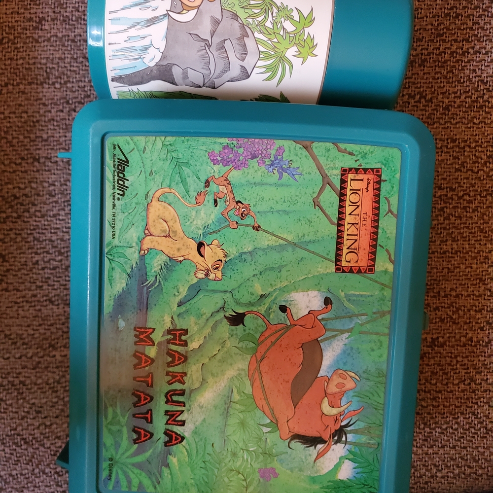 Lion King Hakuna Matata Lunch Box - Teal